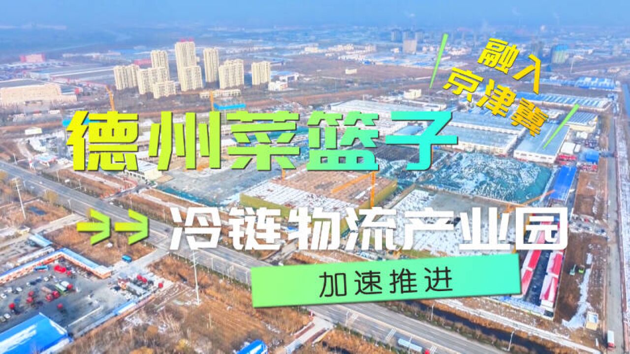 德州市菜篮子冷链物流产业园预计2024年8月底建成 可辐射京津冀地区