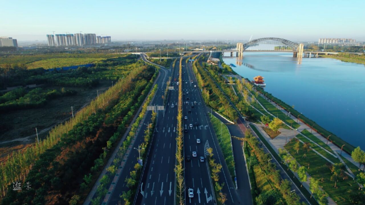 太原市滨河东路绿色廊道美景街景