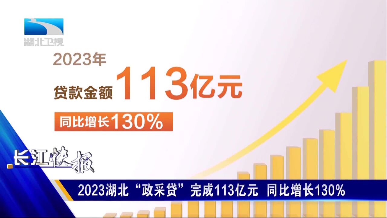 2023湖北“政采贷”完成113亿元 同比增长130%