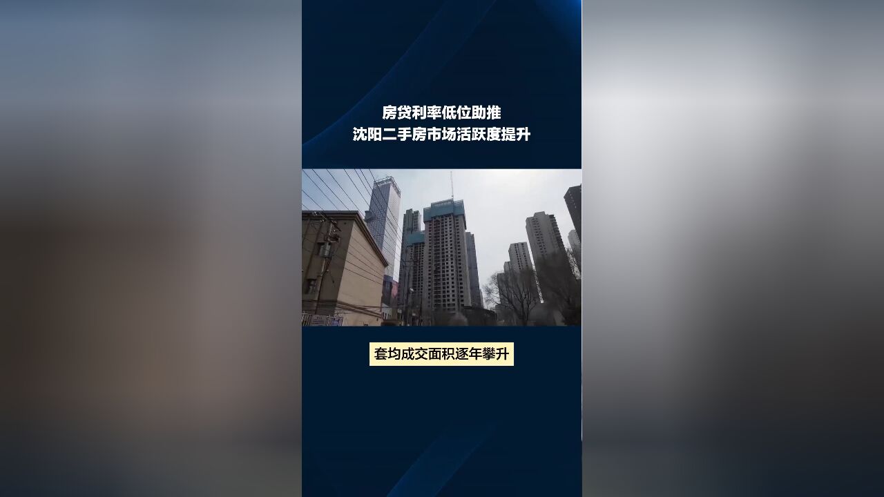 2024年沈阳二手房成交量破纪录,置业需求稳健