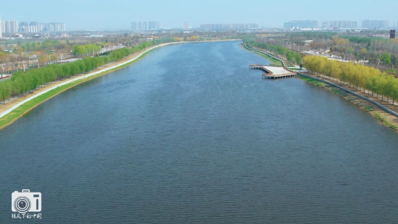 郑州贾鲁河(郑汴物流通道段)春日美景