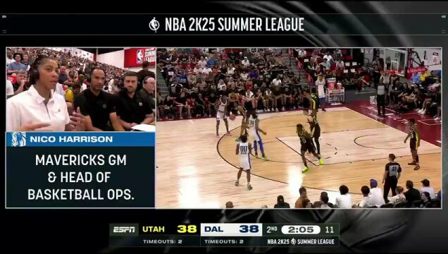 NBA夏季联赛：爵士vs独行侠英文原声全场回放