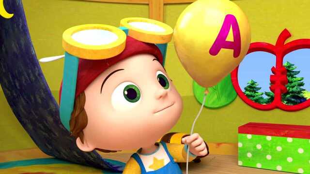 英文儿歌《ABC Song with Balloons》