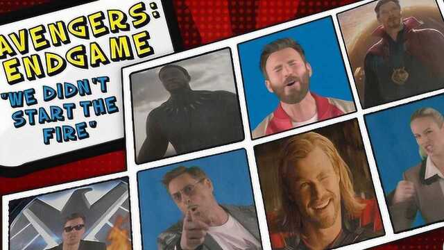 Avengers Endgame Cast Sings We Didn't Start the Fire