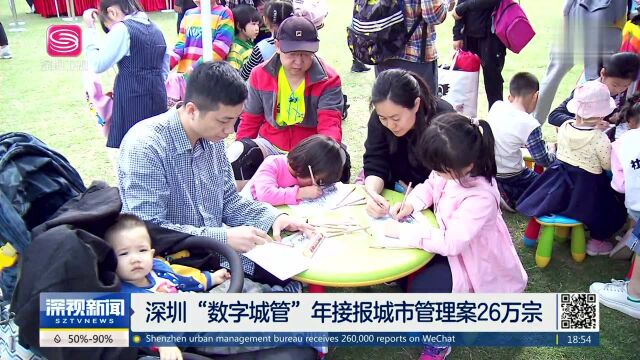 深圳“数字城管”年接报城市管理案26万宗