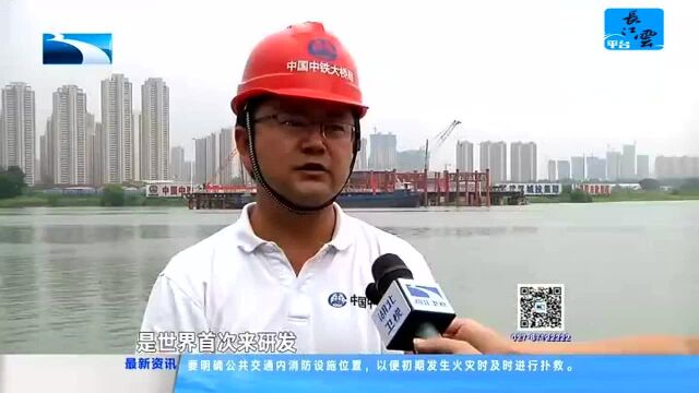 江汉七桥主桥全面进入上部结构施工阶段