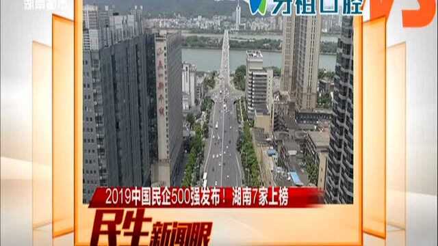 2019中国民企500强发布! 湖南7家上榜