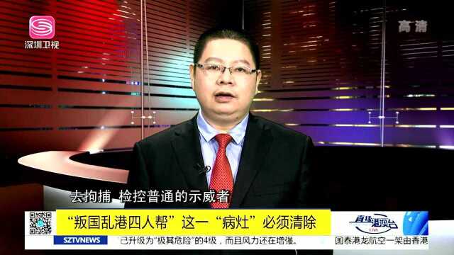 “叛国乱港四人帮”这一“病灶”必须清除