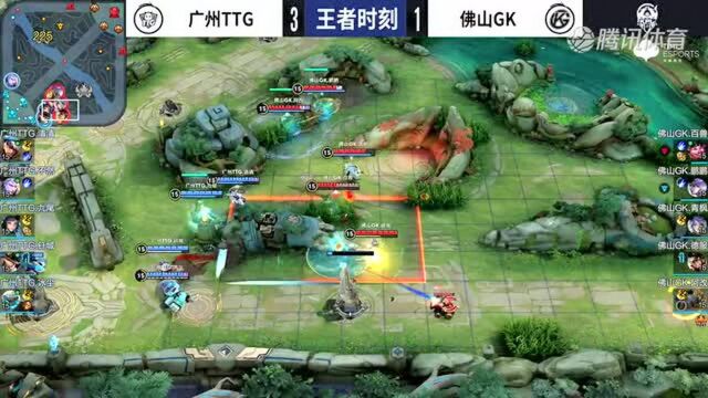 佛山GK vs 广州TTG 第四局 百兽猪八戒力挽狂澜 助力GK扳回一城