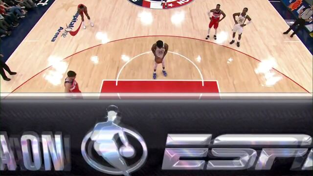 NBA常规赛：步行者vs奇才第2节原声解说回放