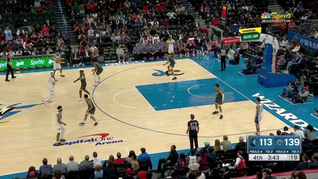 NBA常规赛：森林狼vs奇才中文解说全场回放
