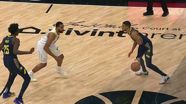 NBA常规赛：步行者vs爵士中文解说全场回放