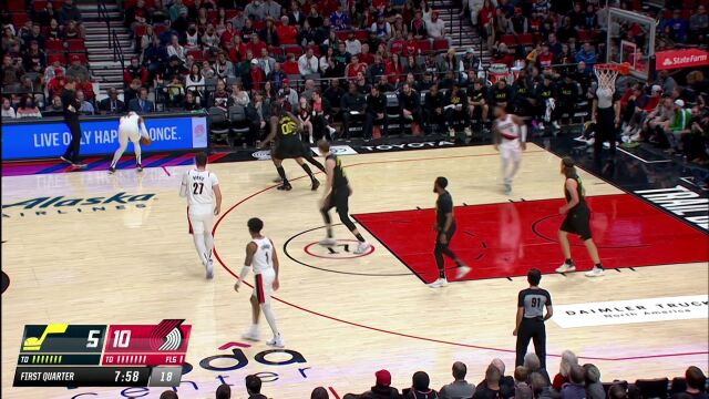 狙击手已就位 格兰特底角三分空心入网