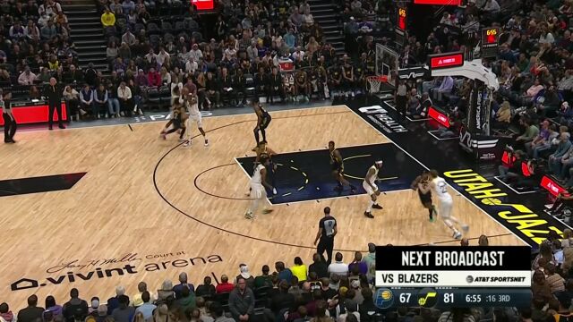 内姆布哈德鬼手抢断推反击 特纳接球起飞暴扣得手