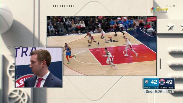 NBA常规赛：雷霆vs奇才原声解说全场回放