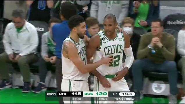 NBA常规赛：公牛vs凯尔特人英文原声全场回放