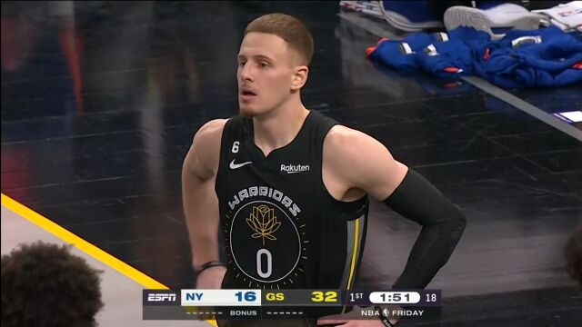 NBA常规赛：尼克斯vs勇士中文解说全场回放