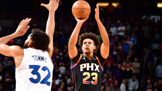 约翰逊vs森林狼集锦 拿下全场最高29分7记三分射穿狼群
