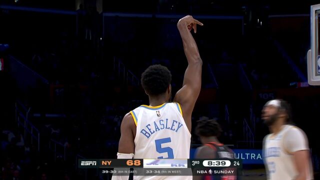 让我好好记住这种感受！比斯利三分命中投篮手久久不下放