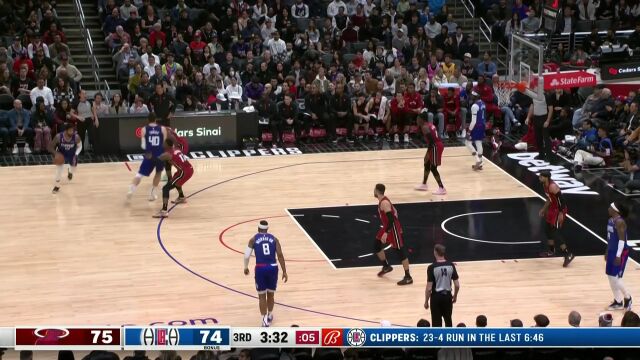 乔大将军从不会手软 乔治三分手起刀落率队反超