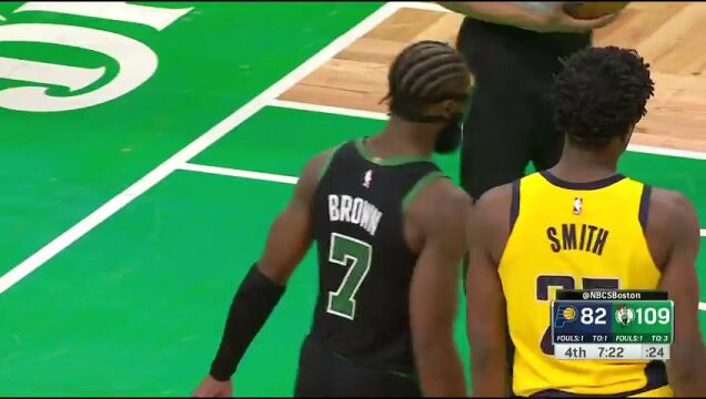 NBA常规赛：步行者vs凯尔特人第4节中文解说回放