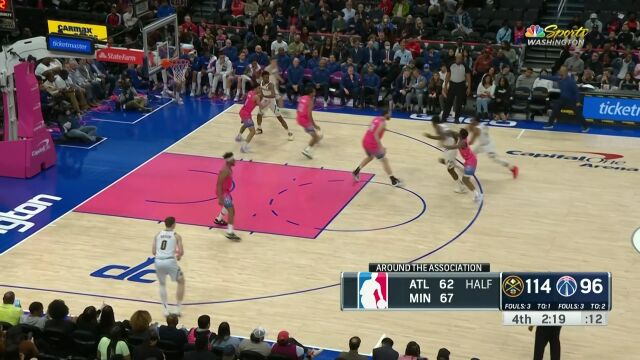 隔扣杰赫夫 托布撕裂防线双手灌筐