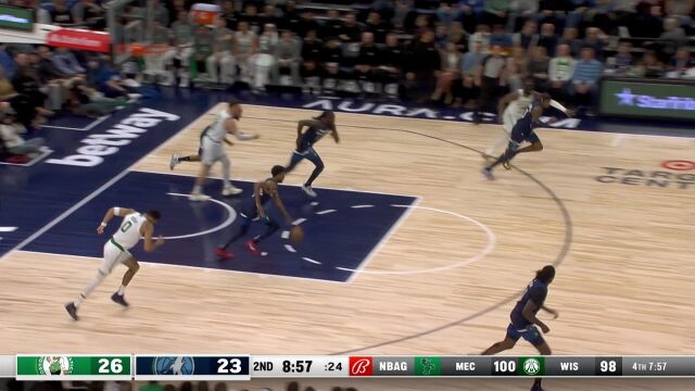 平地起惊雷 沃克连线麦克丹尼尔斯空接暴扣