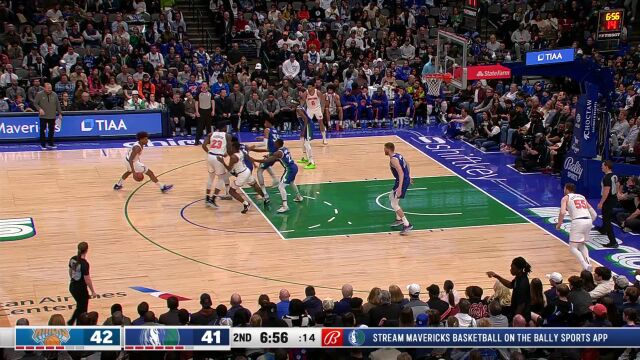 尼克斯vs独行侠精华回放 东契奇60+三双独行侠加时取胜