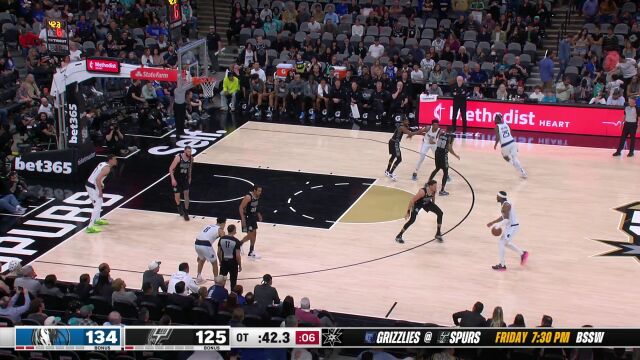 独行侠vs马刺精华回放 伍德布洛克加时赛暴走击溃马刺