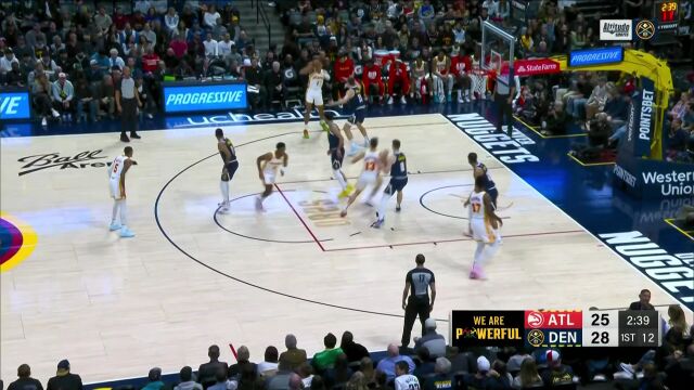 博格达诺维奇底角出手 穆雷直面约老师投篮得手