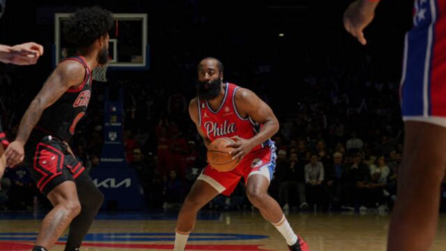 哈登vs公牛集锦 哈登手感不佳仅有17分入账