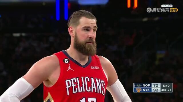 鹈鹕vs尼克斯第3节中文解说回放