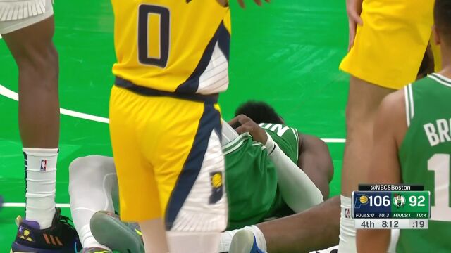 NBA常规赛：步行者vs凯尔特人第4节中文解说回放