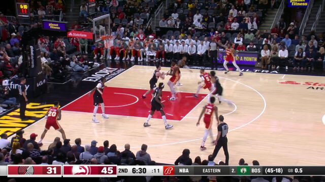 开拓者111-129老鹰 穆雷生涯新高41分利拉德33+8老鹰轻取开拓者