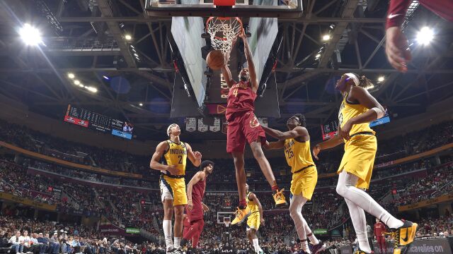 步行者112-118骑士 米切尔41分骑士逆转步行者