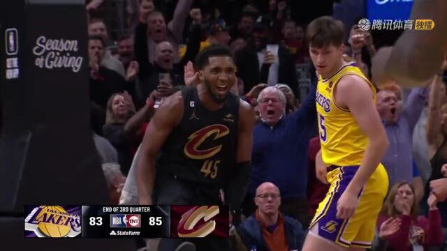 NBA常规赛：湖人vs骑士英文原声全场回放