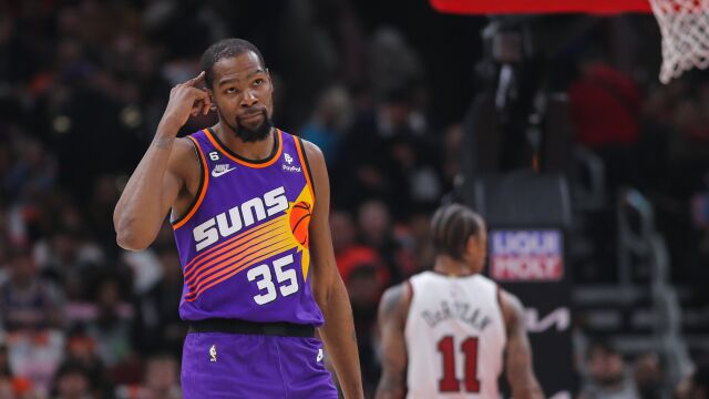 太阳125-104公牛 杜兰特里程碑之夜太阳大胜公牛