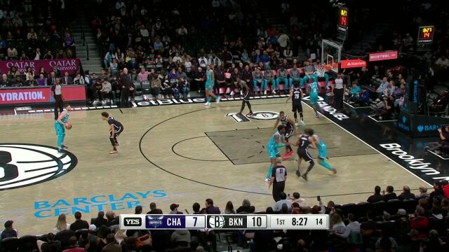 海沃德炮弹直塞篮下 乌布雷心领神会接球打进2+1