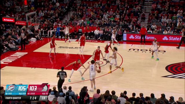 吉迪化身喂饼大师 杰林内线吃饼挂筐暴扣