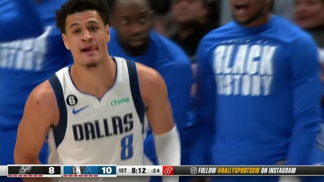 布洛克抢断推反击 东契奇妙传约什格林大鹏展翅