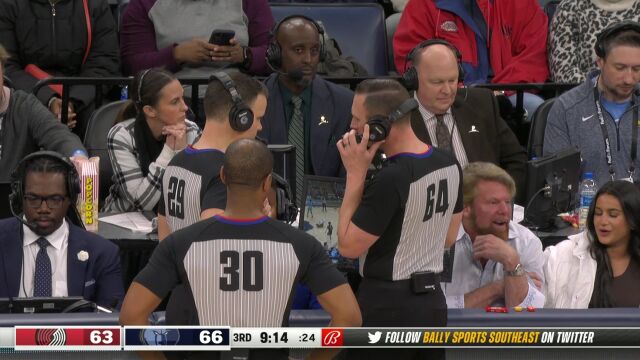 NBA常规赛：开拓者vs灰熊第3节英文原声回放