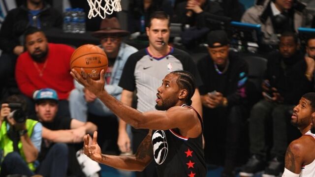 2019NBA全明星莱昂纳德集锦 19+5精彩妙传助飞詹姆斯