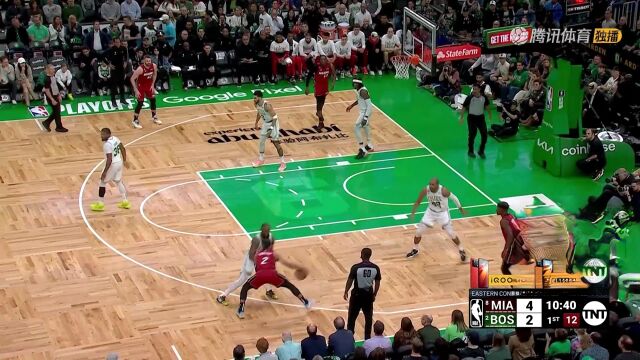 热火2-0再胜绿军 塔图姆空砍34+13+8