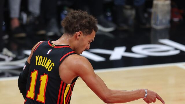 特雷-杨vs凯尔特人集锦 全场30分10助攻多次命中超远三分