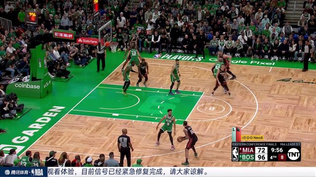 欲速则不达 塔图姆潇洒背传送失误看懵布朗