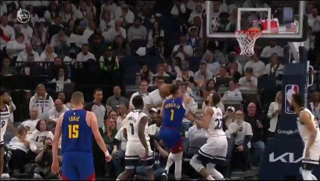 掘金vs森林狼第3节英文原声回放