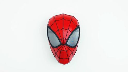 教你如何制作炫酷的蜘蛛侠面具 创意DIY 神奇手工制作