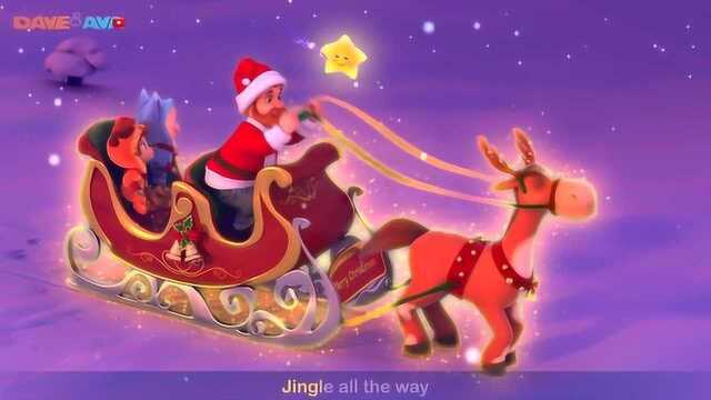 Jingle Bells Christmas Songs圣诞歌经典英文儿歌 Dave and Ava