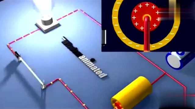 2D动画解析电容器的工作原理,真心涨姿势