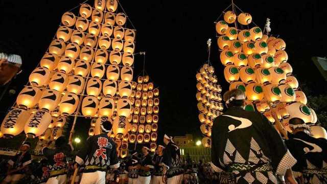 独特的灯祭,日本人真会玩